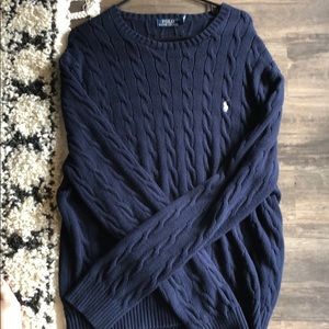 RALPH LAUREN XXL Navy Sweater